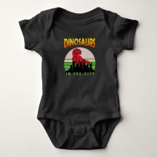 Dinosaur i staden   Dinosauriedesign T Shirt