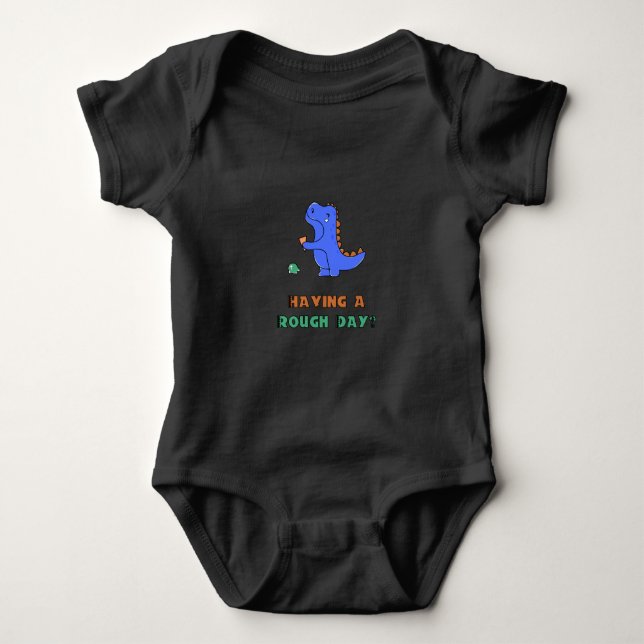 Dinosaur Ice Cream Art Work T Shirt (Framsida)