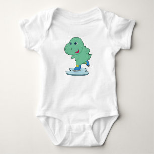 Dinosaur Ice skridskor T Shirt