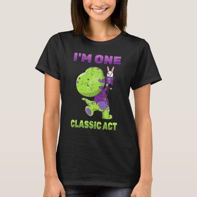 Dinosaur - Im One Classic Act - Magician - Magic - T Shirt (Framsida)