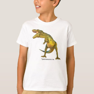 Dinosaur image-för barn-Sweatshirt-White Tee Shirt