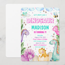 Dinosaur-inbjudan Inbjudningar