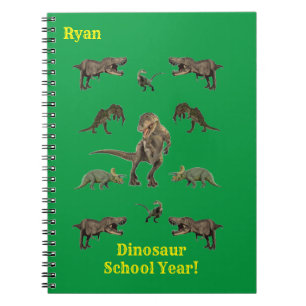 Dinosaur Inpackningspapper Anteckningsbok