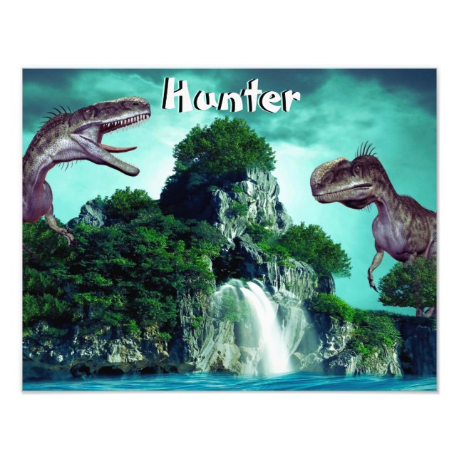 Dinosaur Island Fototryck (Framsidan)