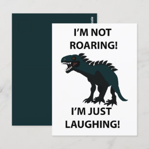 Dinosaur, jag är bara en lektion på en nosaur vykort