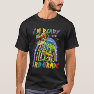Dinosaur jag är Redo att krossa 3RD Klass tillbaka T Shirt