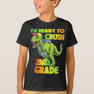 Dinosaur jag är Redo att krossa andra Klass tillba T Shirt