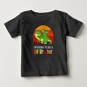 Dinosaur jag ska bli en storebror Baby T Shirt