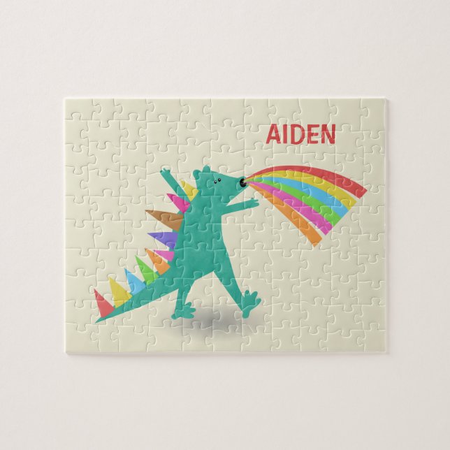 Dinosaur Jigszawa Puzzle for Boy Pussel (Horisontell)