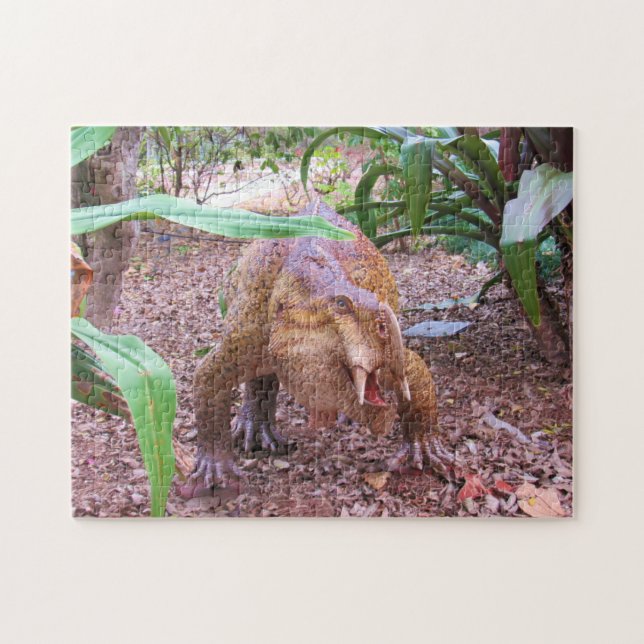 Dinosaur Jigszawa Puzzle - Placerias Pussel (Horisontell)