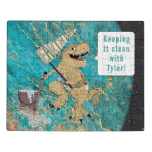 Dinosaur Jordens dag Jigszle Puzzle