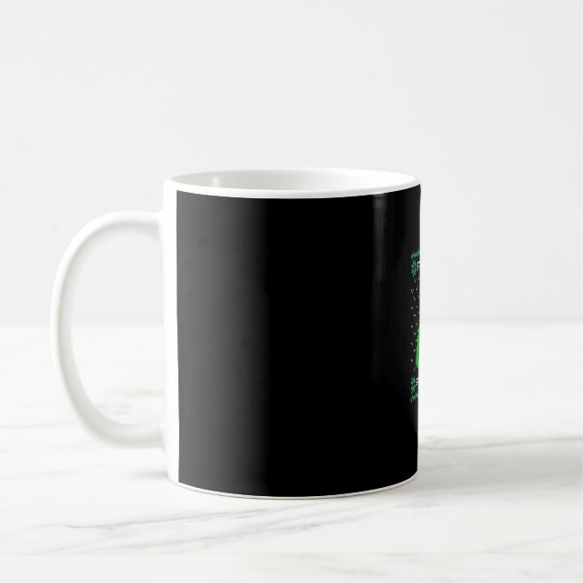 Dinosaur jul Fa Ra Ra Rawr Kaffemugg (Vänster)