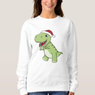 Dinosaur jul Snö Winter T-Rex Dino T Shirt