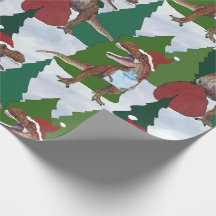 Dinosaur jul T-Rex Tomte