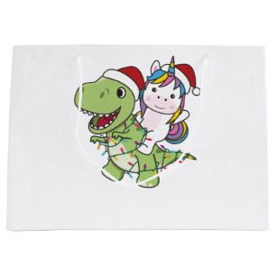 Dinosaur jul Unicorn Winter T-Rex Dino