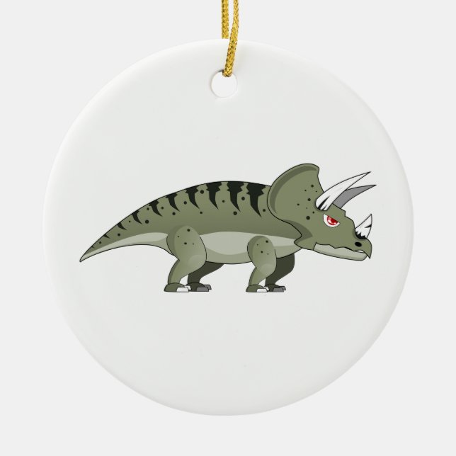 Dinosaur Julgransprydnad Keramik (Framsidan)