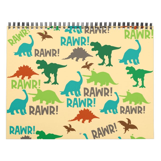 Dinosaur-julkalender - Spelande Helgdag Gift Kalender (Omslag)