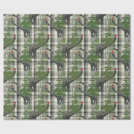 Dinosaur julplaid presentpapper