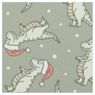 Dinosaur julpojke jultomte Dino T-Rex Sage Tyg