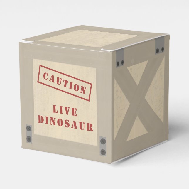 Dinosaur Jurassic Birthday, Låda Presentaskar (Framsidan Sidan)