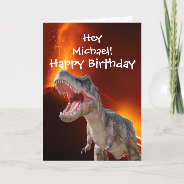 Dinosaur jurassic park world-kort kort (Framsida)