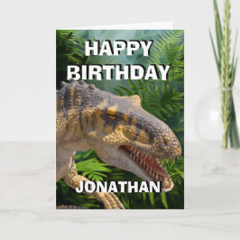 Dinosaur Jurassic Roar Card Kort