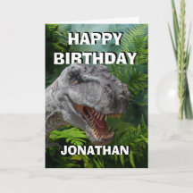 Dinosaur Jurassic T Rex Card