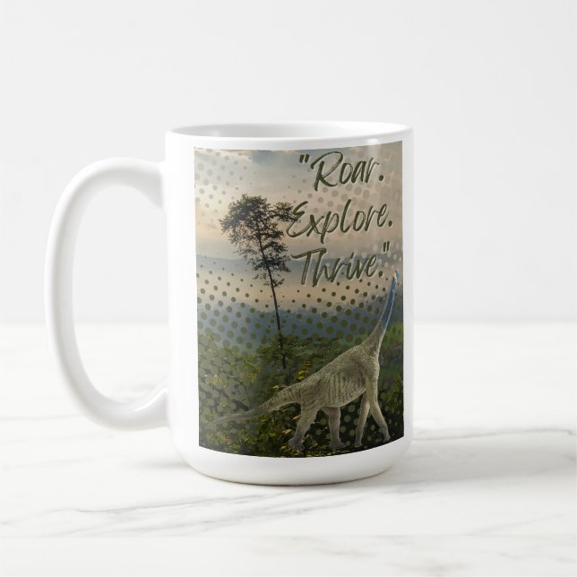 dinosaur kaffemugg (Vänster)