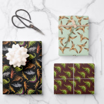 Dinosaur Kärlek, 3 Pappra plattor Lakan