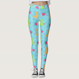 Dinosaur Kärlek Leggings