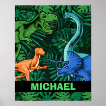 Dinosaur Kids Dino Jurassic Trex Boy Anpassade