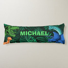 Dinosaur Kids Dino Jurassic Trex Boy Personlig Kroppskudde