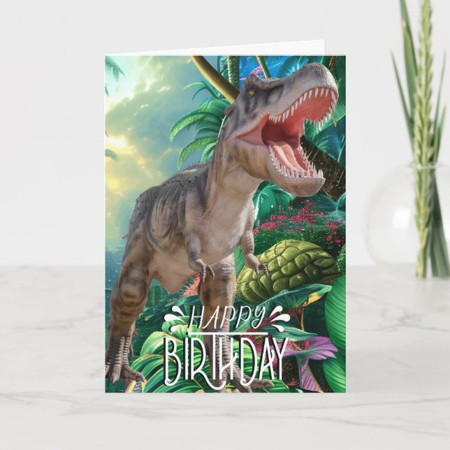 Dinosaur Kids Jurassic World Kort (Framsida)