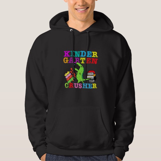 Dinosaur Kindergarten Store Hoodie (Framsida)