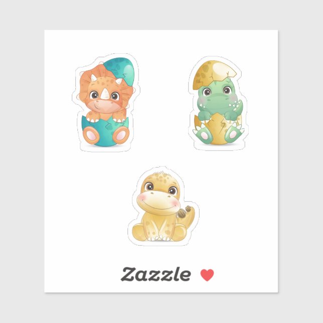 Dinosaur Klistermärken (Ark)