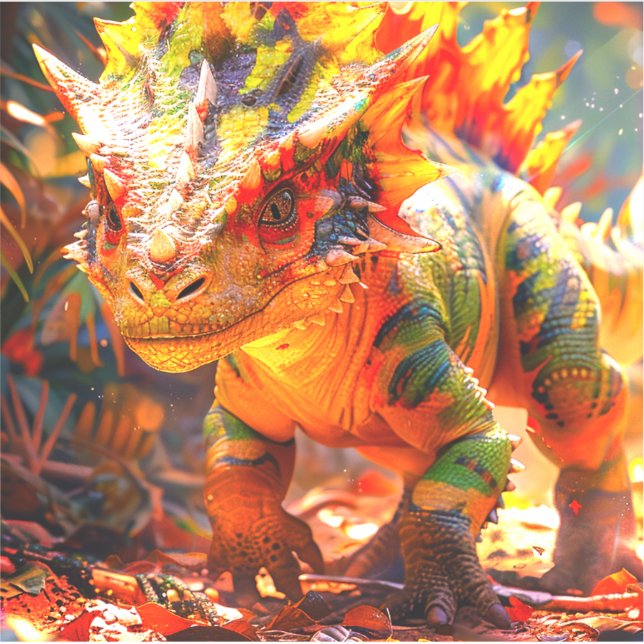 Dinosaur Klistermärken (Framsida)