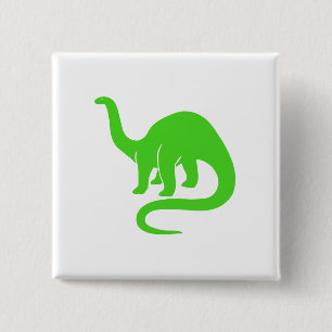 Dinosaur-knapp Ljust grönt Knapp