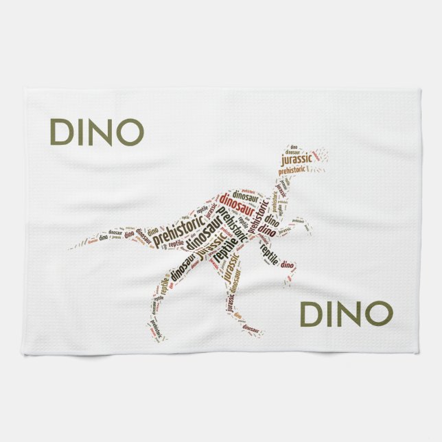 Dinosaur Kökshandduk (Horisontell)