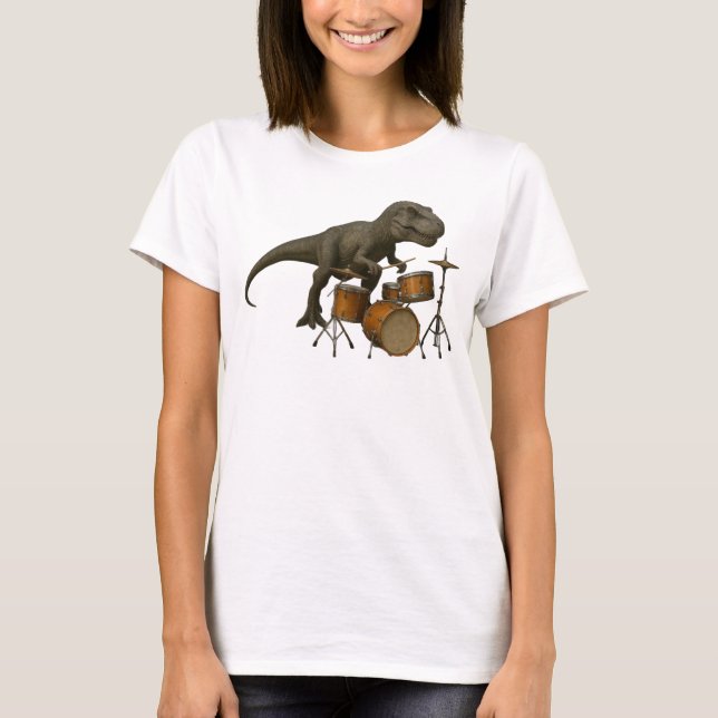 Dinosaur- kvinnor t shirt (Framsida)