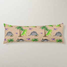 Dinosaur Land Cute Dino Kroppskudde