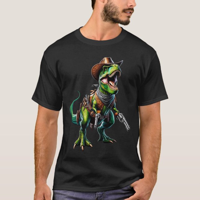 Dinosaur Land för Boys Kids T Shirt (Framsida)