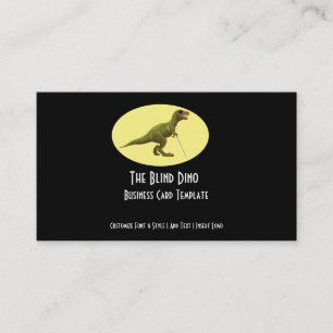 Dinosaur Logotyp - Blind Dinosaur Visitkort