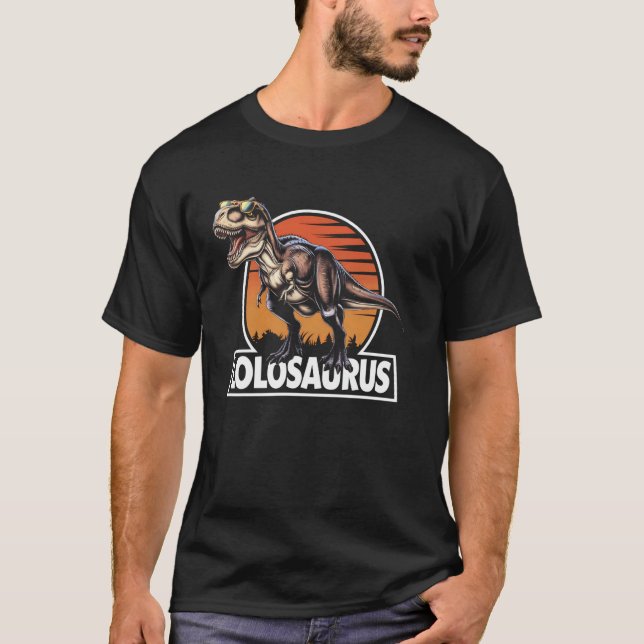 Dinosaur Lolosaurus Rolig Grafisk Forntida T-Shirt (Framsida)