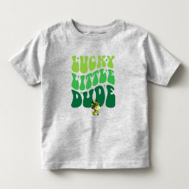 Dinosaur Lucky Little Dude St. Patrick's Day T Shirt