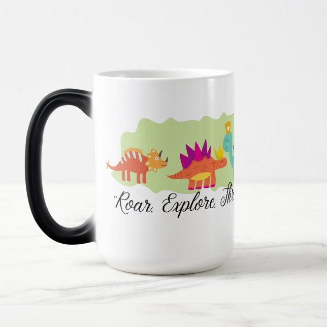 Dinosaur Magisk Mugg (Vänster)