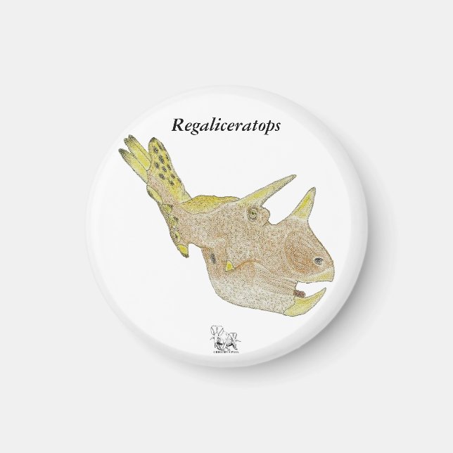 Dinosaur Magnet Regaliceratops Greg Paul (Framsidan)