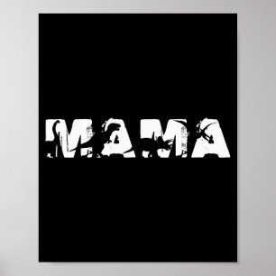 Dinosaur Mamma Rolig på Mors Dag För Mamasaurus Poster