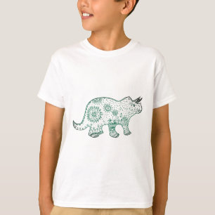Dinosaur Mandala DrawingT-shirt T Shirt