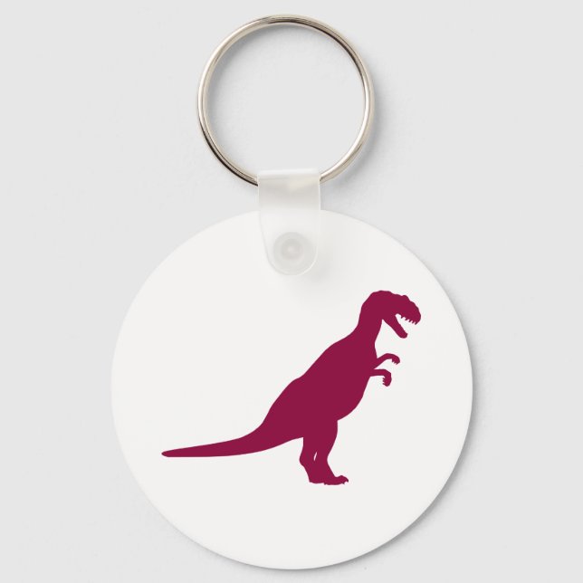 Dinosaur Maroon Nyckelring (Framsida)