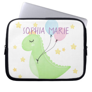 Dinosaur med ballonger laptop fodral
